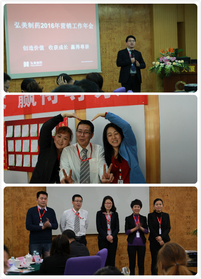 弘美制药2016年营销工作年会顺利召开